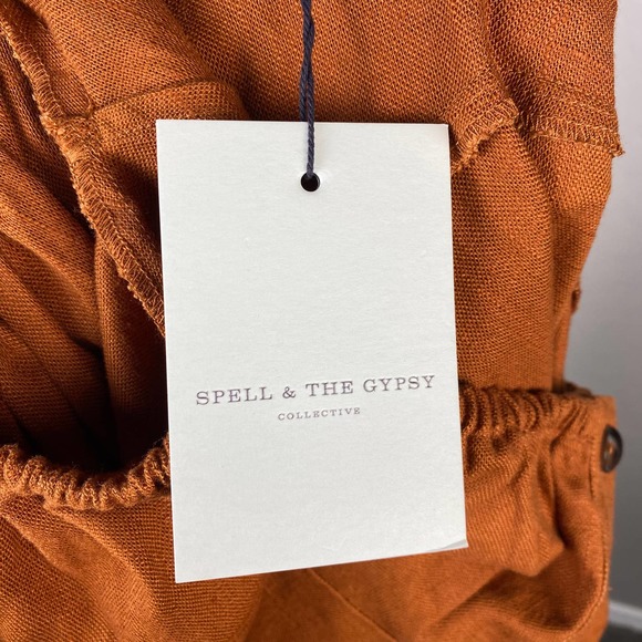 Spell & The Gypsy Collective Dress Mini Dress Boho Rani Mini Dress Size XXS NWT - Picture 9 of 12